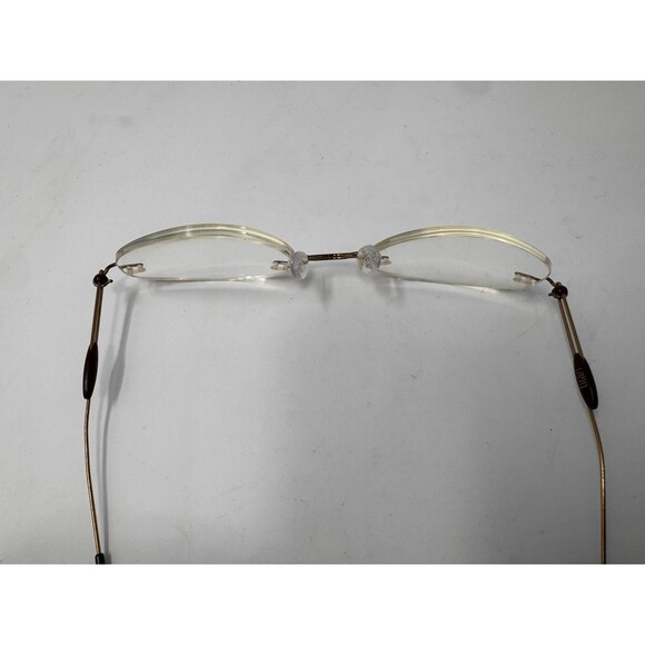 Silhouette M7374 6053 Rimless Eyeglass Frames Gold 19-35-135 Austria Authentic main image 5